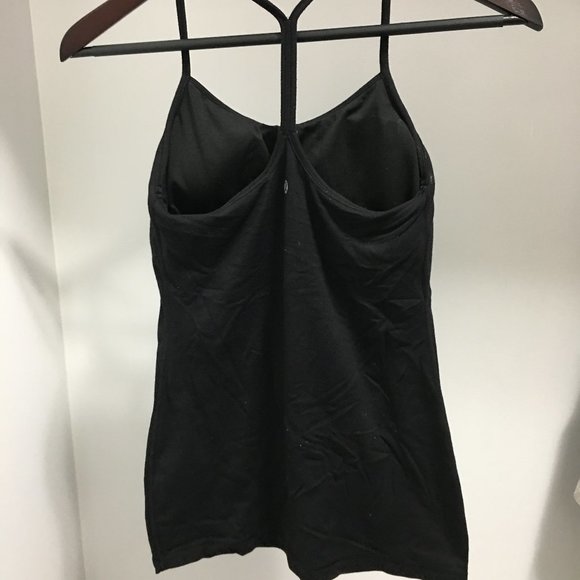 LULULEMON 🍋 Power Pose Tank Sz. 4 - Black / Light A/B Cups - Picture 8 of 10